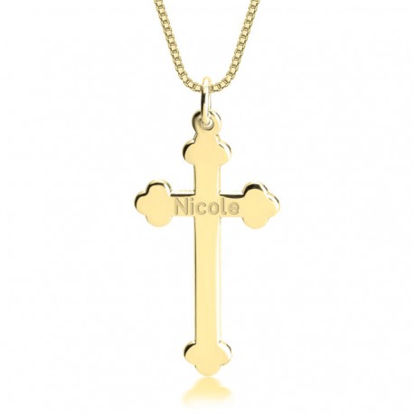 Collar de Cruz Ortodoxa